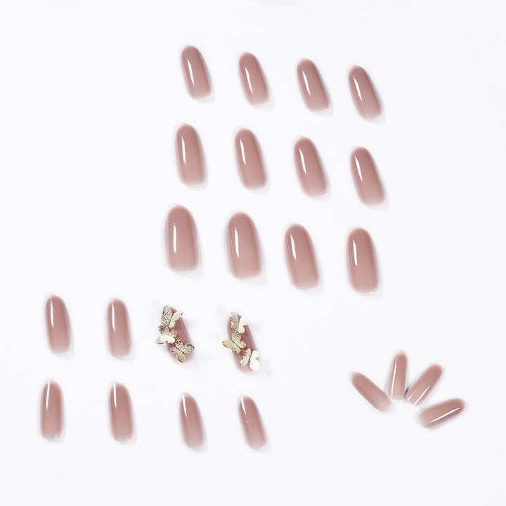 Elegant artificial nails with butterfly design Kalsten
