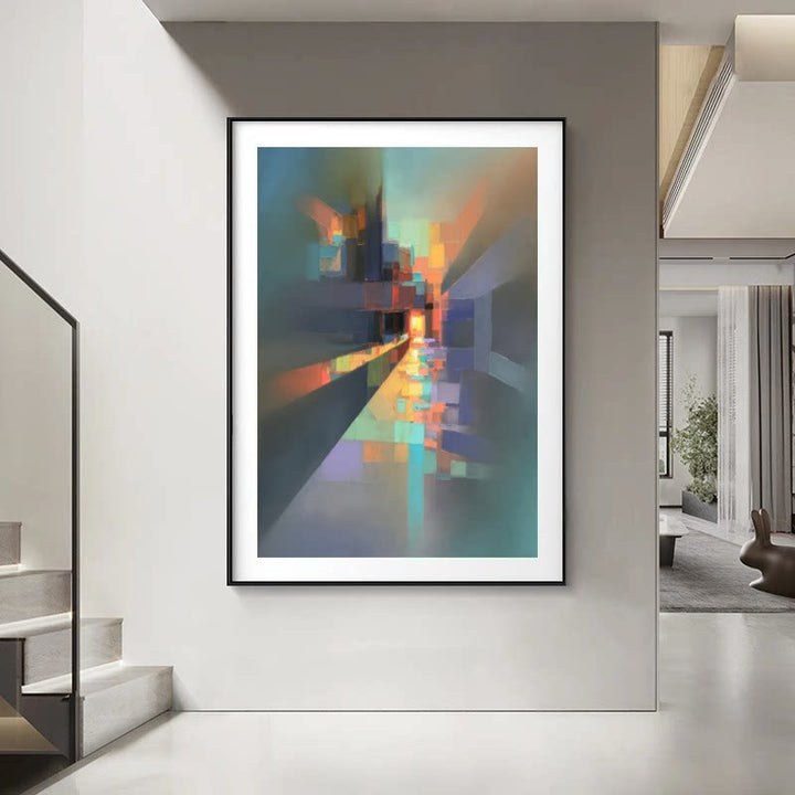 Abstract Impressionist Canvas Wall Art