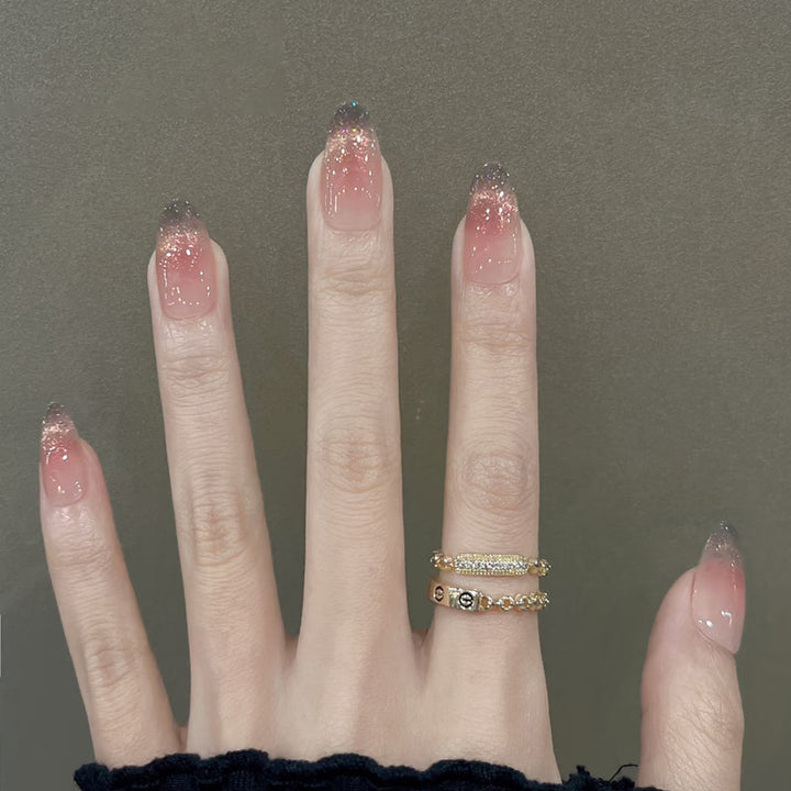 Artistic Nail Extensions with Decorative Elements Kalsten