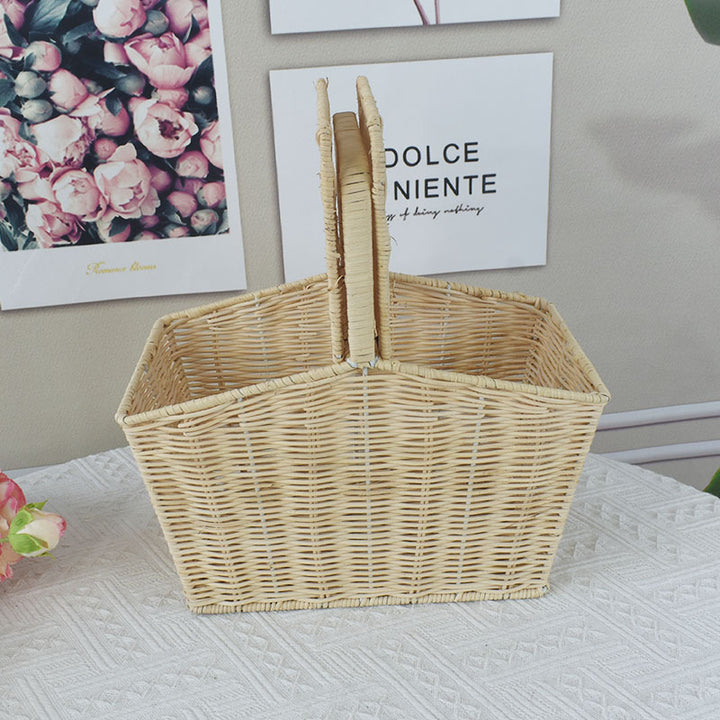 Handwoven Picnic Storage Basket Kalsten