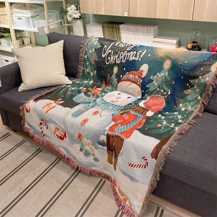 Holiday-Themed Cozy Blanket