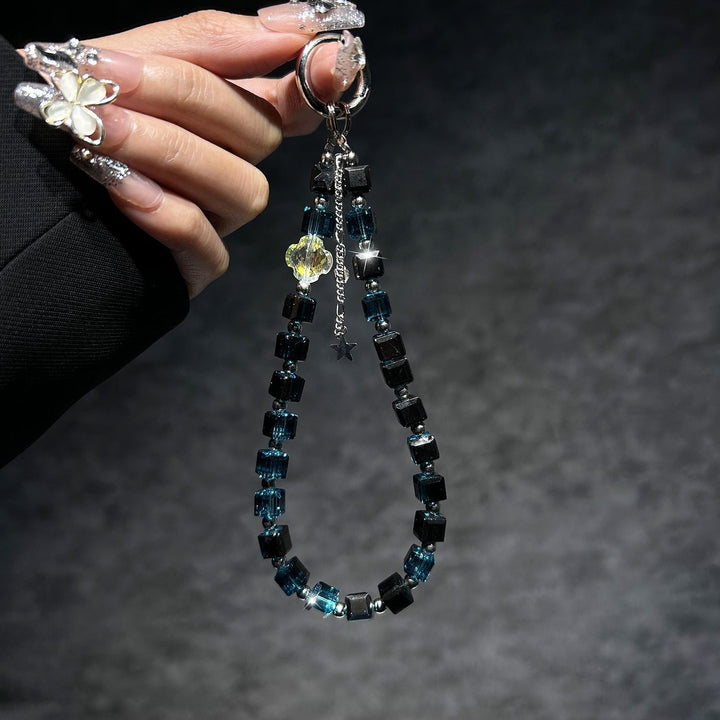 Decorative Crystal Bead Keychain Kalsten
