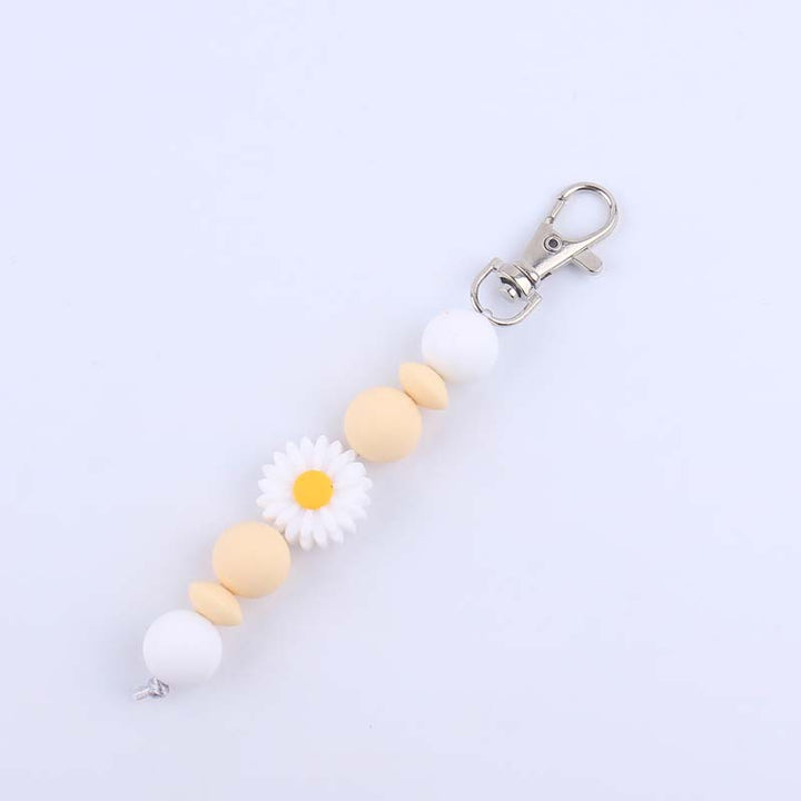 Decorative Silicone Beaded Keychain Holder Kalsten
