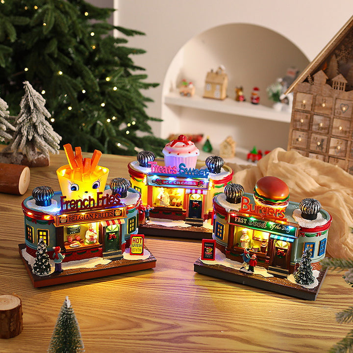 Nostalgic Ice Cream Parlor with LED Lighting Kalsten