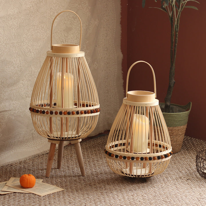 Handcrafted lantern made from natural materials Kalsten