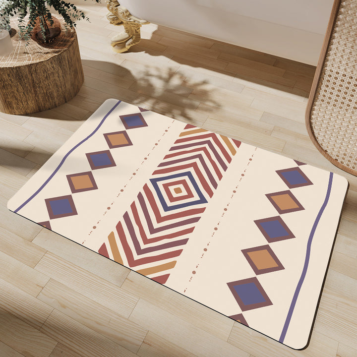 Decorative Bathroom Mat Kalsten