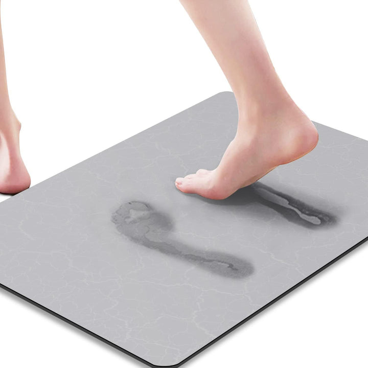 Luxurious Marble-Patterned Bath Mat Kalsten