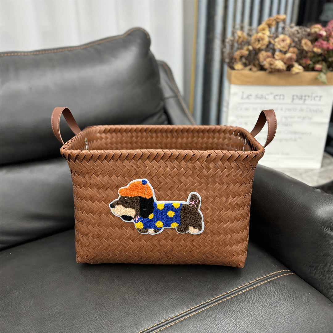 Woven storage basket Kalsten