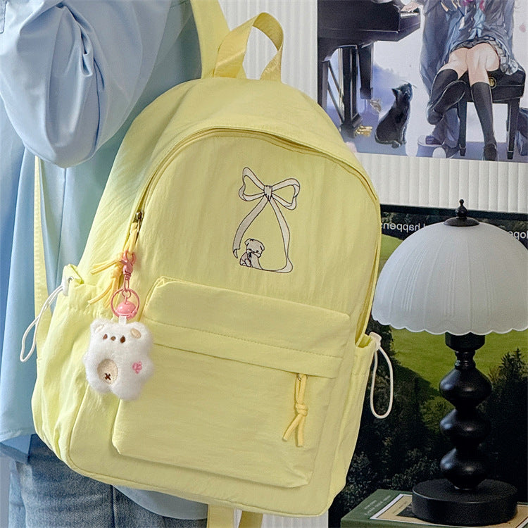Adorable Casual Backpack with Character Design Kalsten