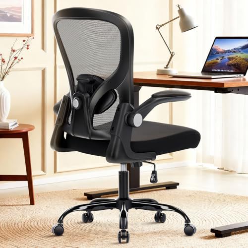 Space-Saving Flip-Up Arm Office Chair Kalsten
