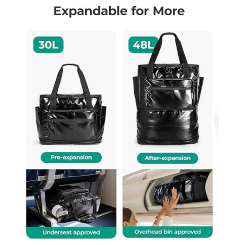 Rolling travel bag with multifunctional compartment system Kalsten