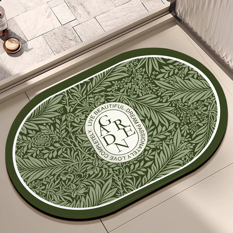 Decorative Motivational Bath Mat Kalsten