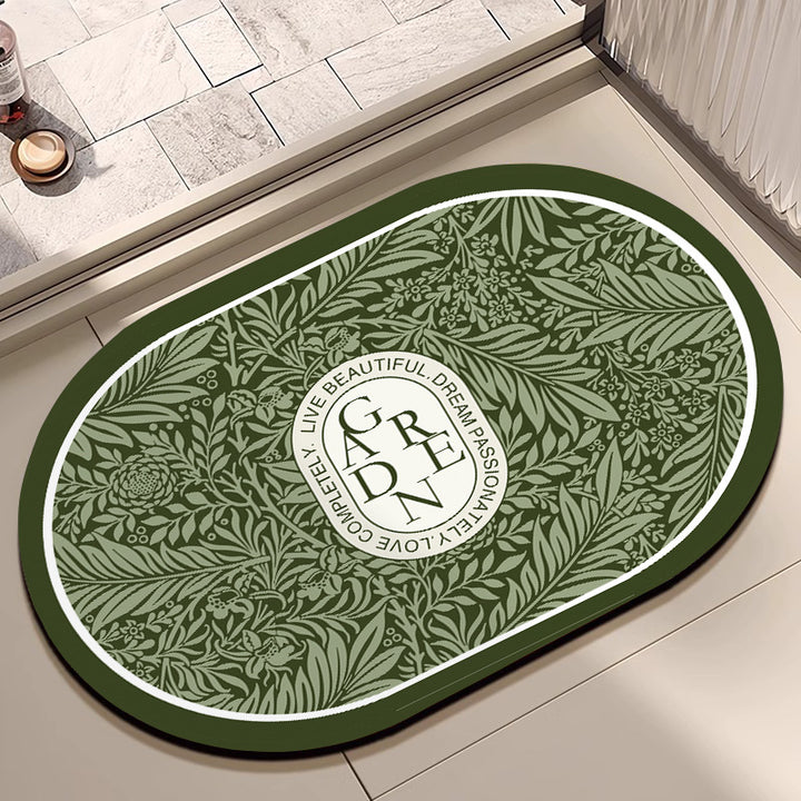 Decorative Motivational Bath Mat Kalsten