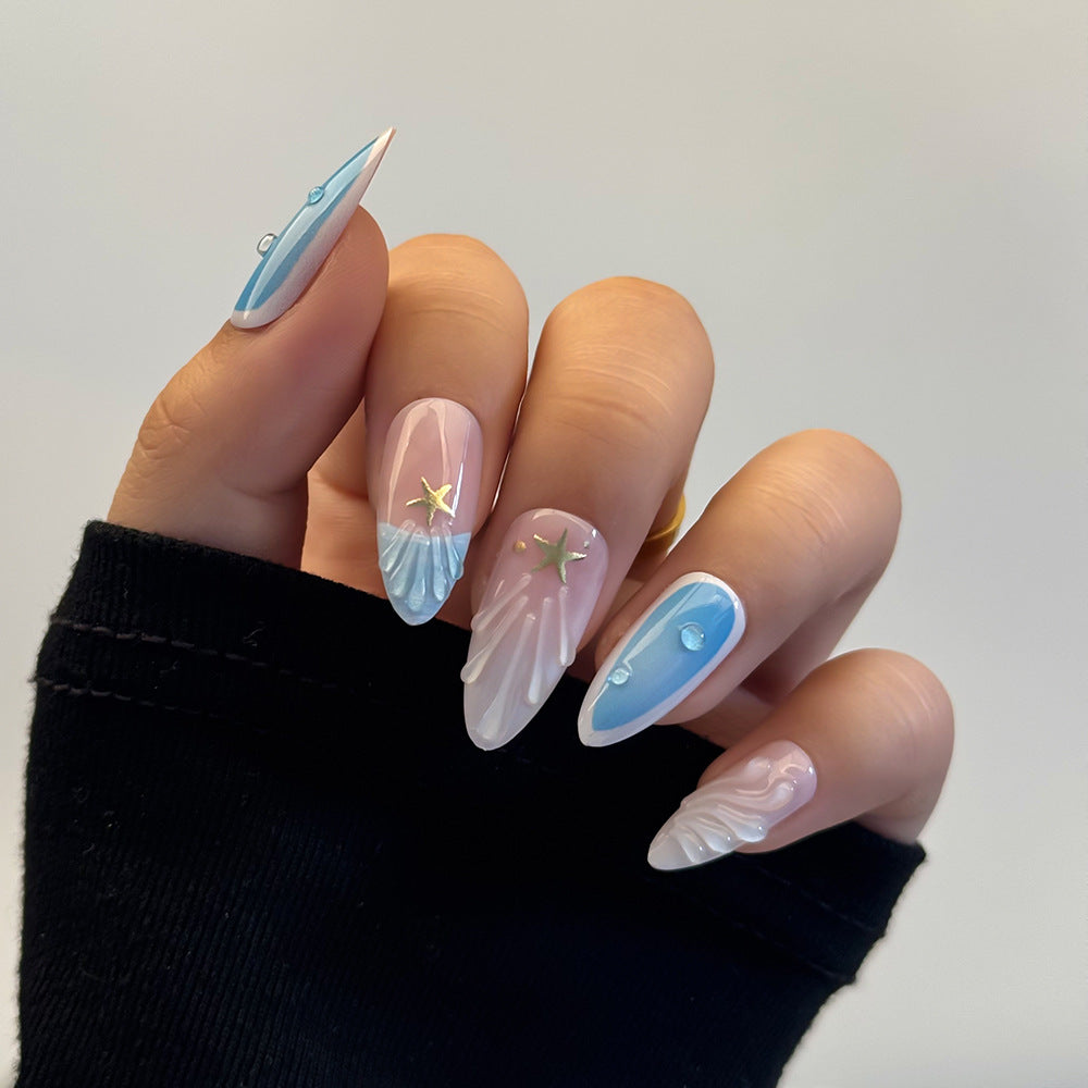 Decorative Press-On Nail Art Set Kalsten 1787294254