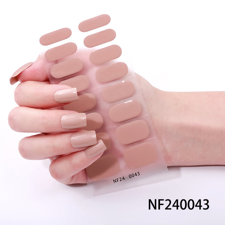 Glossy Finish Gel Nail Wraps