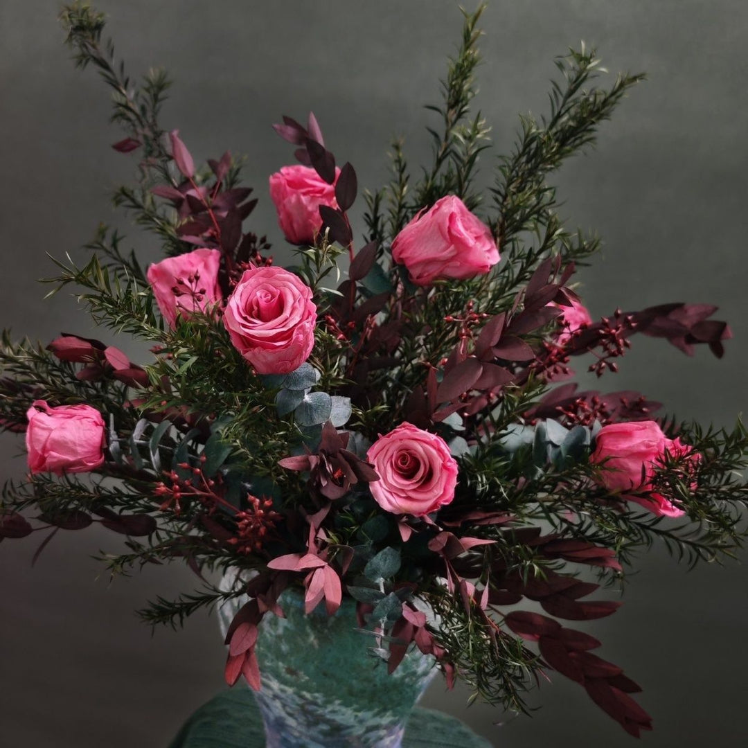 Artistic Dried Flower Bouquet Arrangement