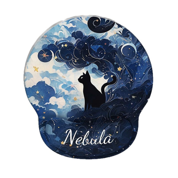 Cosmic-Themed Ergonomic Mouse Wrist Rest
