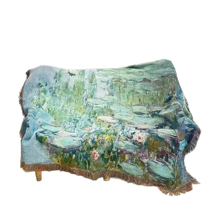 Artistic Floral Throw Blanket
