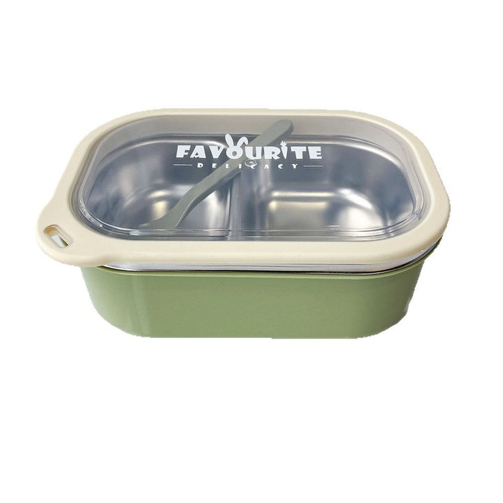 Multi-Compartment Stainless Steel Food Storage Container