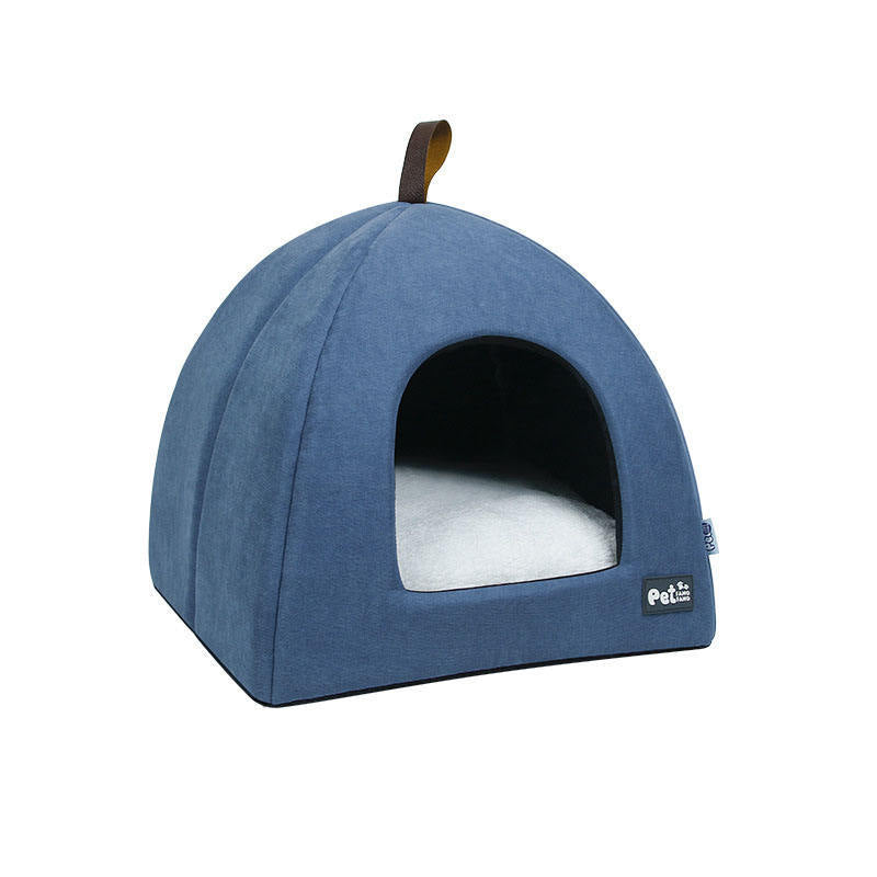 Cozy Fabric  Hideaway  Dog Bed