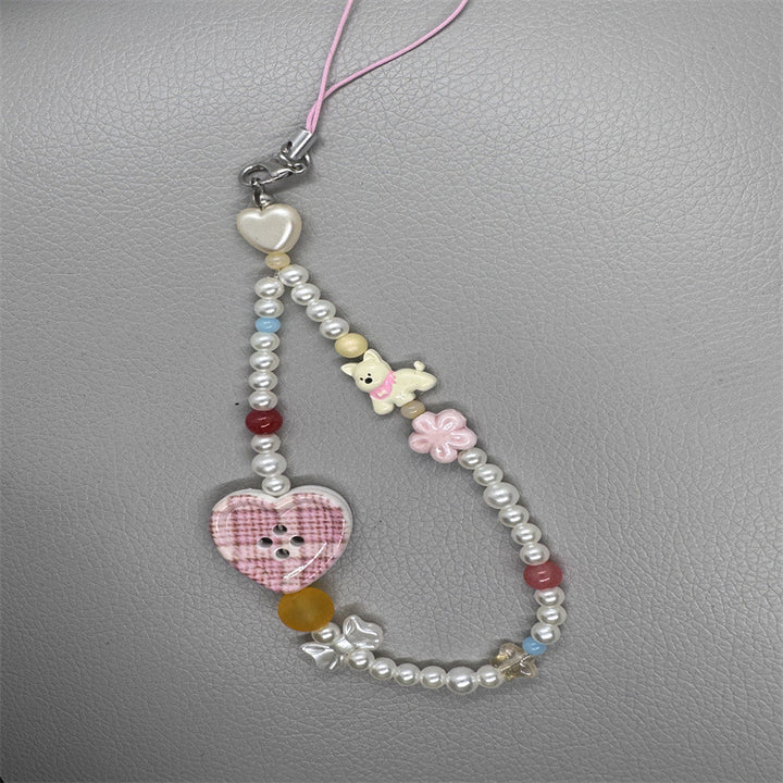 Beaded Phone Charm Holder Kalsten