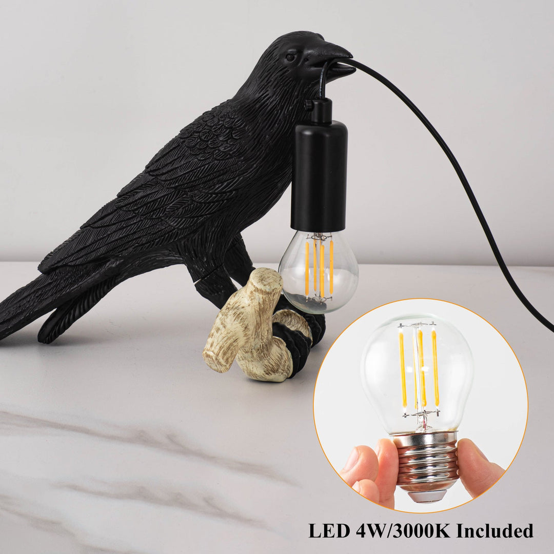 Creative Bird Table Lamp Bedside Night Light Living Room Bedroom Ambience Mini Lamp | Noxord