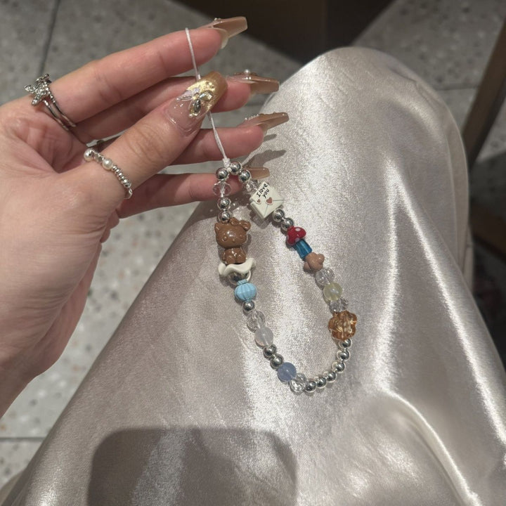Decorative Charm Beaded Keychain Kalsten