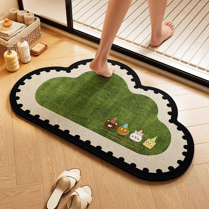 Decorative Cartoon Cloud-Shaped Area Rug