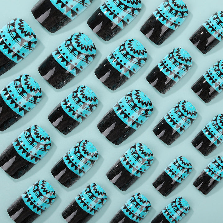 Creative ethnic style artistic nails Kalsten
