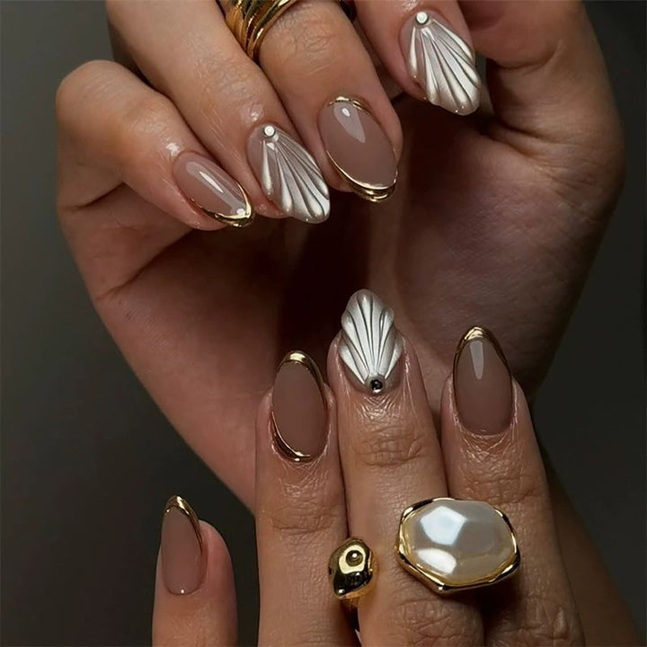 Elegant Art Deco Style Press-On Nails