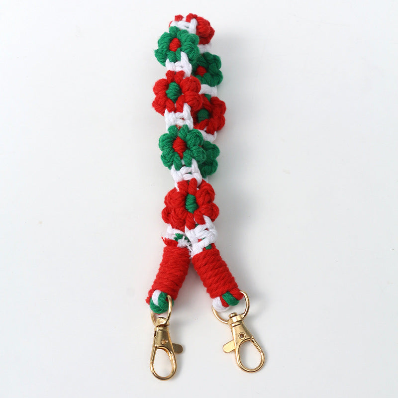 Floral Patterned Keychain