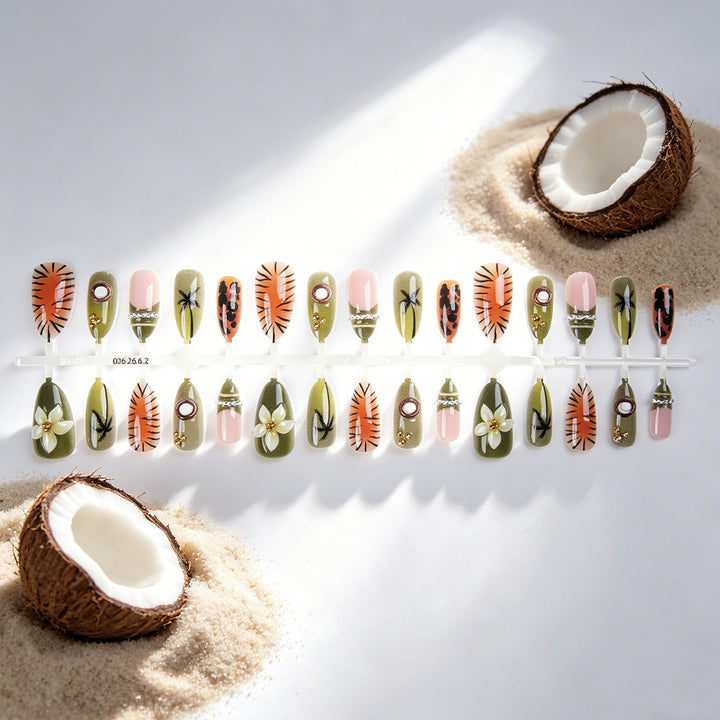 Exquisite Art Nail Collection with Floral Patterns Kalsten