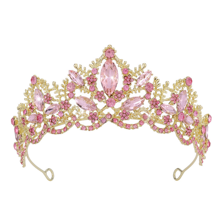 Ladies Glamorous Tiara with Sparkling Crystal Decorations Kalsten
