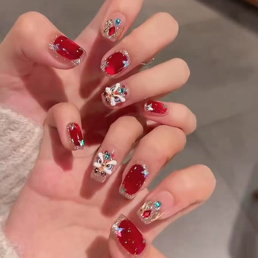 Luxury Decorative Press-On Nails Kalsten