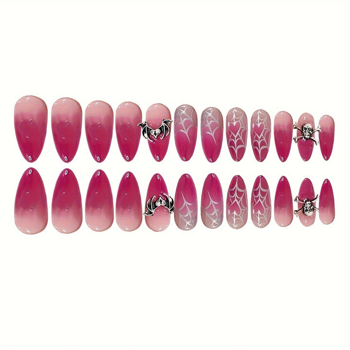 Halloween-Inspired Gothic Press-On Nail Set Kalsten