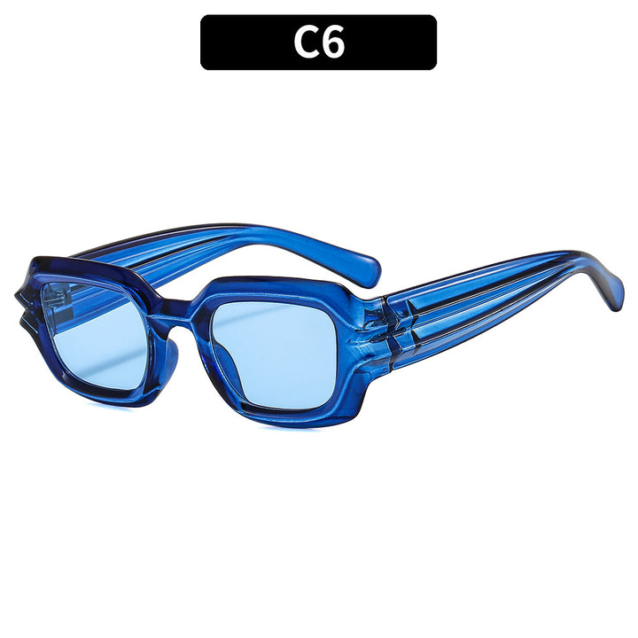 Bold Geometric Square Frame Sunglasses