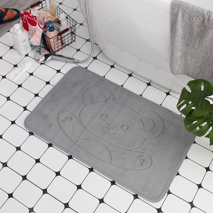 Plush Bath Mat Kalsten