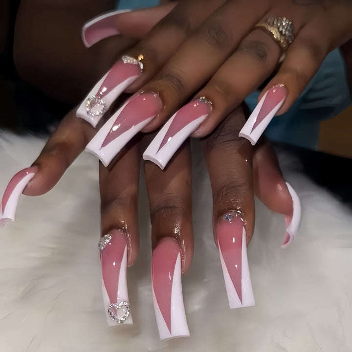 Elegant Sculpted Press-On Nail Set Kalsten