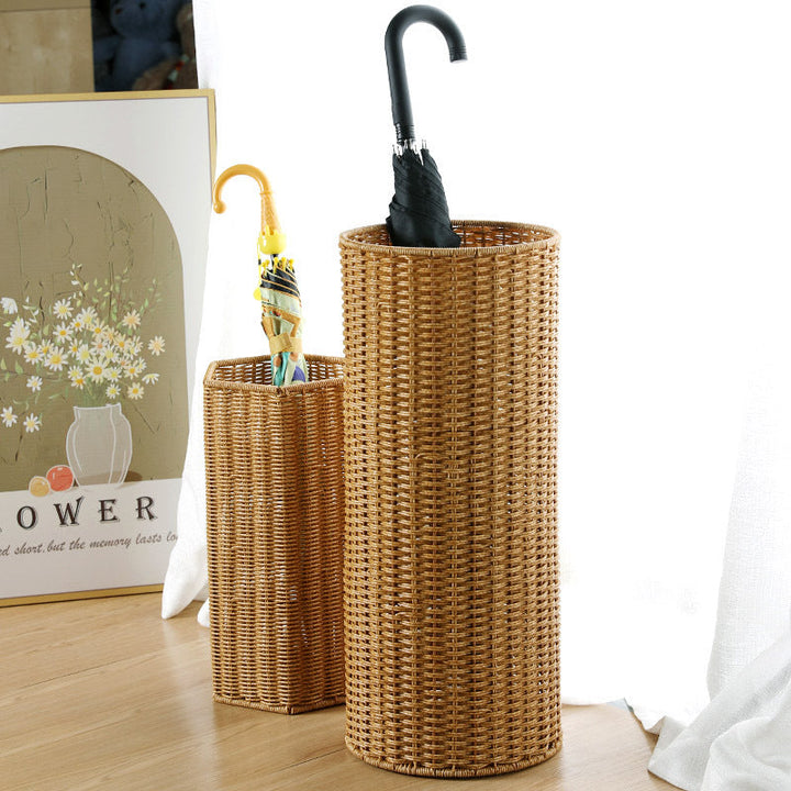 Hexagonal Decorative Wicker Storage Container Kalsten