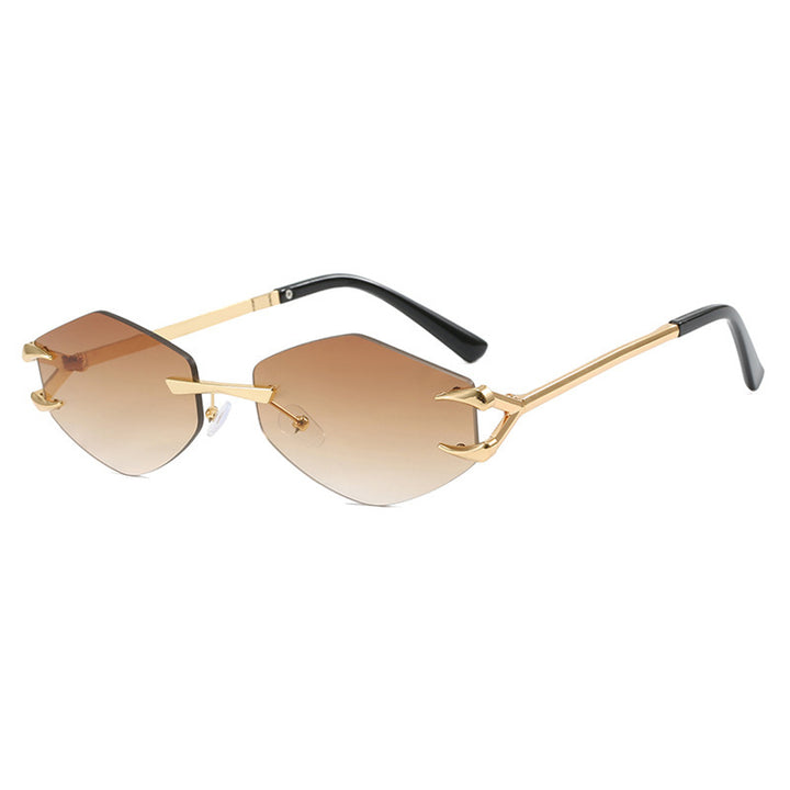 Women's geometric designer sunglasses with outstanding metal frame Kalsten