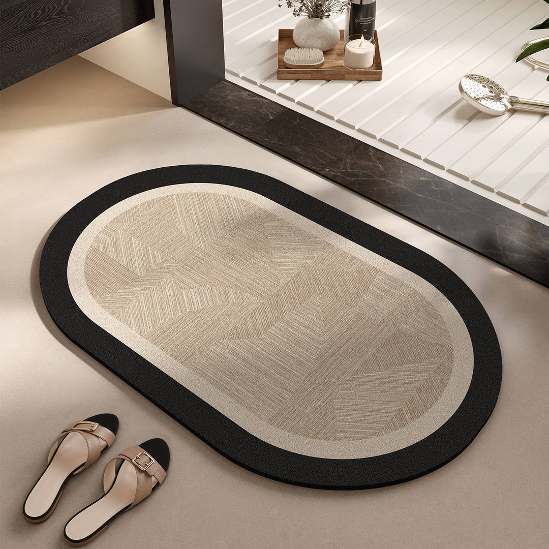 Elegant Woven Bath Mat Kalsten