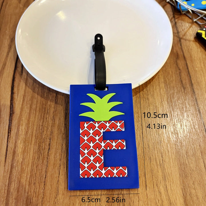 Personalized Striped Luggage Tag Kalsten