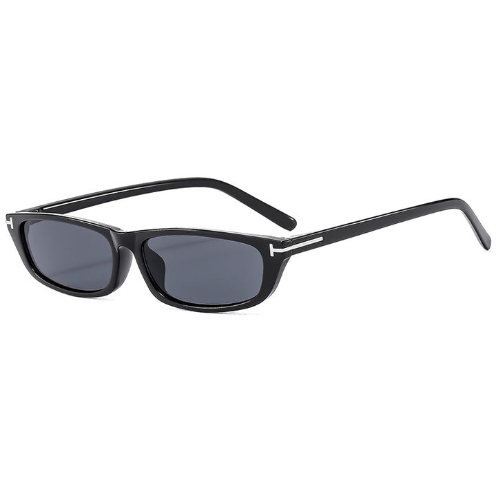 Vintage-Inspired Rectangular Sunglasses
