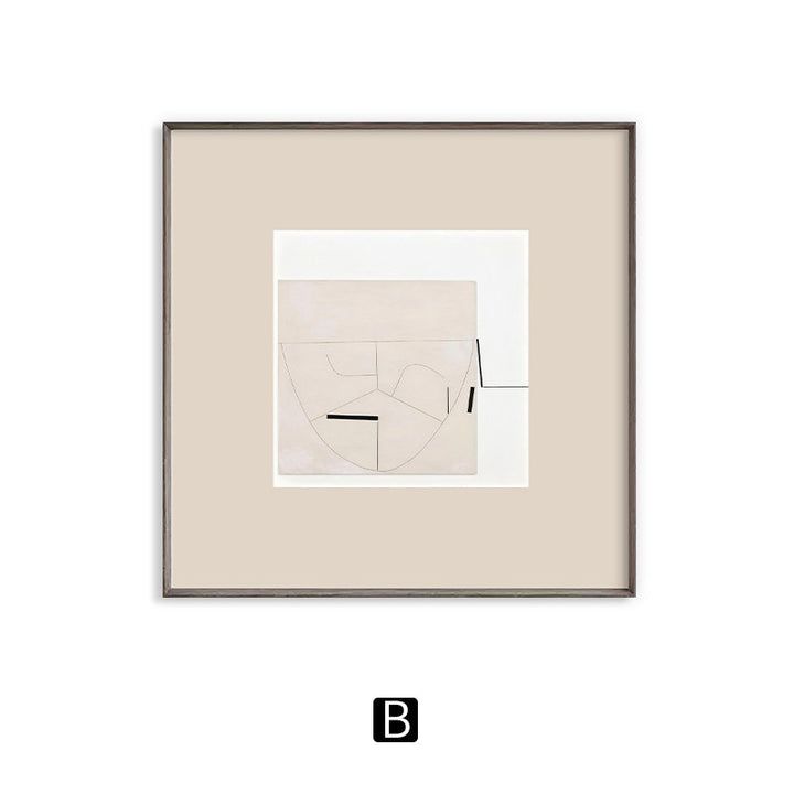 Abstract Geometric Framed Art