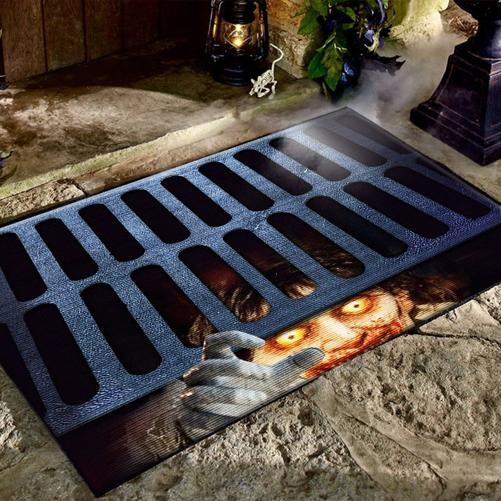 Halloween-Themed Decorative Mat