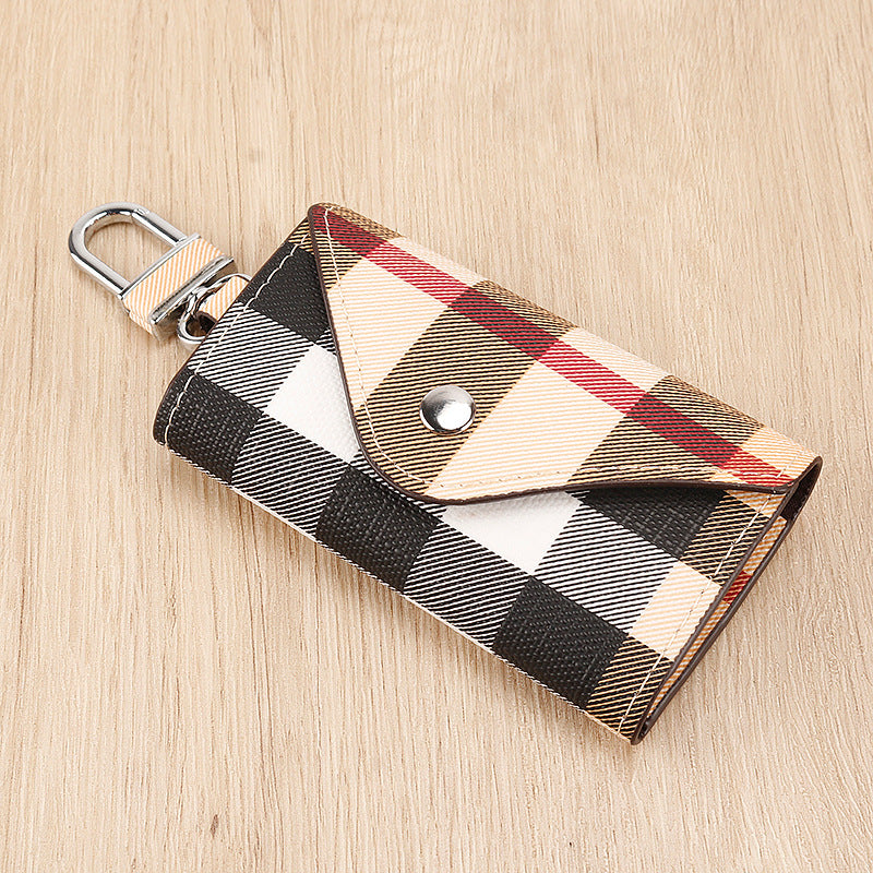 Elegant Plaid Pattern Card Case kalsten