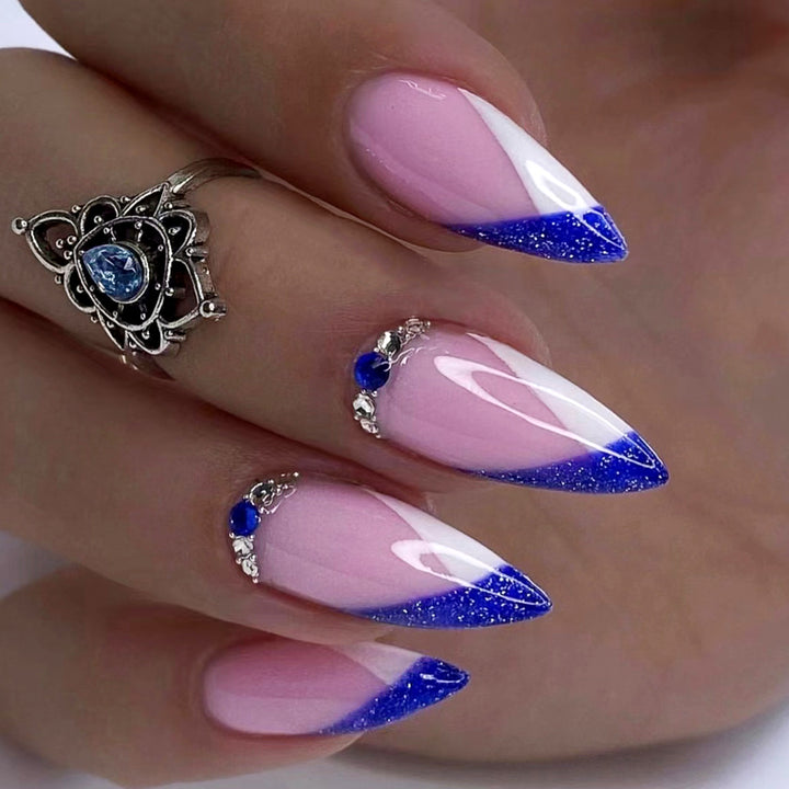 Glamorous Stiletto Nail Art Design