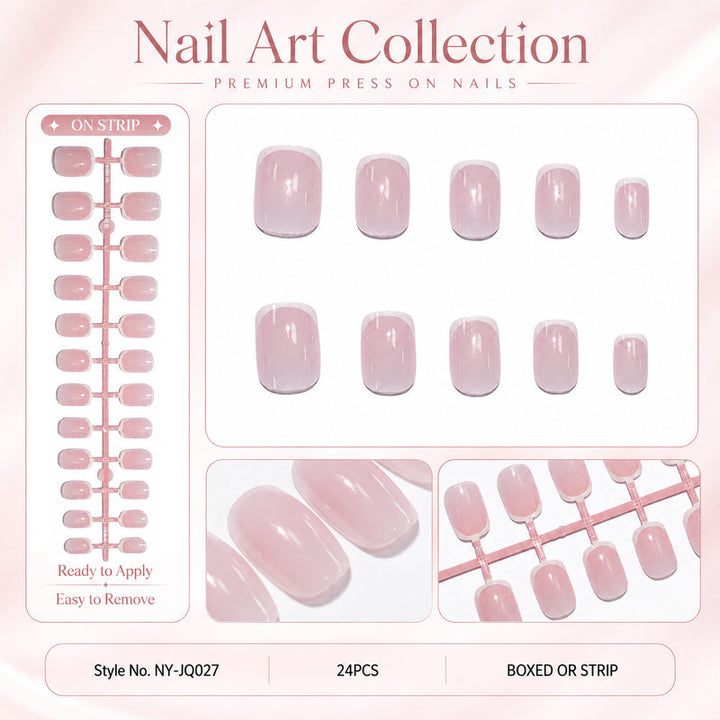 Acrylic nail set with colorful gradients Kalsten
