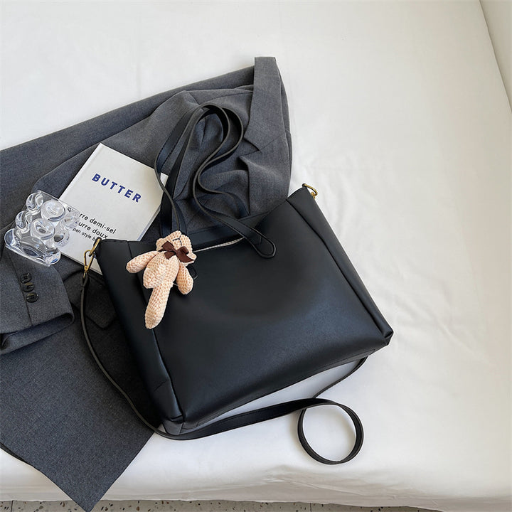 Spacious Soft Leather Tote Bag Kalsten