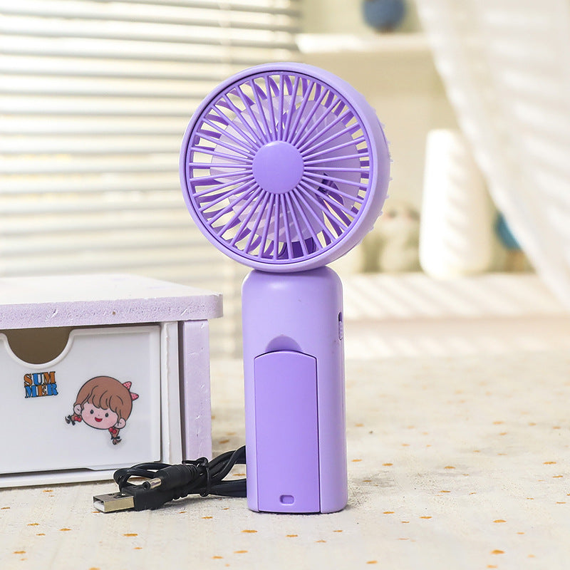 Women portable mini hand fan with USB charging function and ergonomic design Kalsten